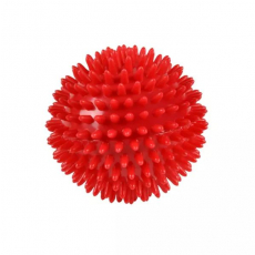 Gymy loptička masážna ježko červená 9 cm