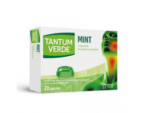 Tantum Verde Mint tvrdé pastilky s mentolovou príchuťou 20ks