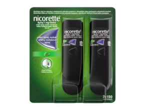 Nicorette Spray 1 mg/dávka aer.ora.2 x 13,2 ml/150dávok