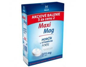 Zdrovit MaxiMag Horčík+B6 FORTE 375mg 60 šumivých tabliet