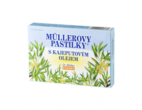 MÜLLEROVE PASTILKY s kajeputovým olejom 24 pastiliek