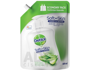 Dettol Aloe vera a vitamín E Tekuté mydlo náhradná náplň 500 ml