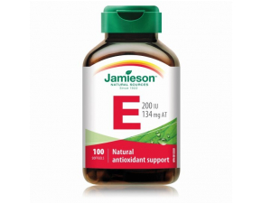 Jamieson Vitamín E 200 IU 100 kapsúl