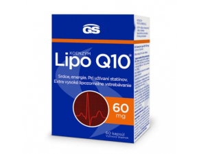 GS Koenzým Lipo Q10, 60 mg, 60 kapsúl