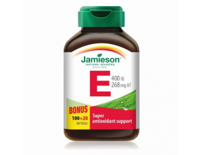 Jamieson Vitamín E 400 IU 120 tabliet