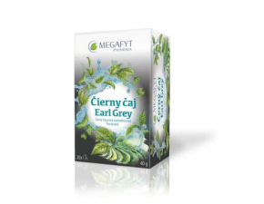 MEGAFYT Čierny čaj earl grey 20 x 2 g